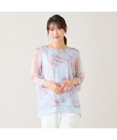 Rose Tiara / ローズティアラ シャツ・ブラウス | 【大人気デザイン】バックリボンレイヤード風ブラウス