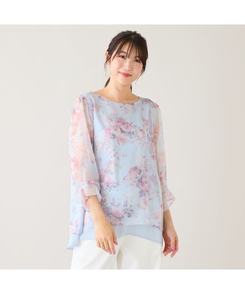 Rose Tiara / ローズティアラ シャツ・ブラウス | 【大人気デザイン】バックリボンレイヤード風ブラウス | 詳細5