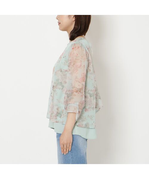 Rose Tiara / ローズティアラ シャツ・ブラウス | 【大人気デザイン】バックリボンレイヤード風ブラウス | 詳細9