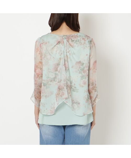 Rose Tiara / ローズティアラ シャツ・ブラウス | 【大人気デザイン】バックリボンレイヤード風ブラウス | 詳細10