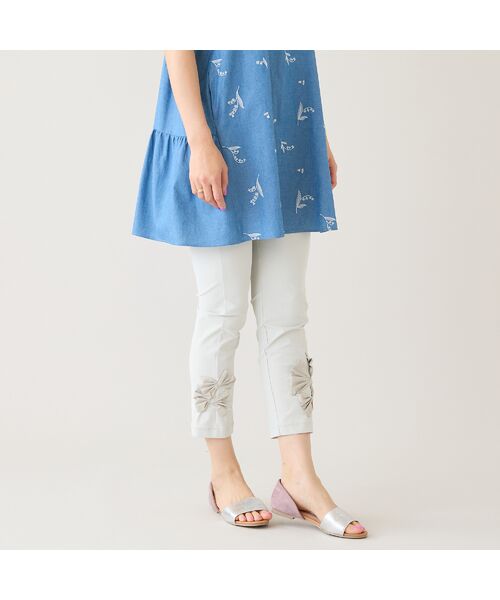 Rose Tiara / ローズティアラ その他パンツ | 【人気アイテム/新色追加】【伸縮性◎】リボンレギンスパンツ | 詳細3