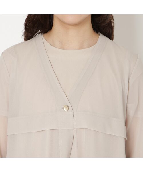 Rose Tiara / ローズティアラ カーディガン・ボレロ | 【セットアップ対応】シアーロングカーディガン | 詳細8