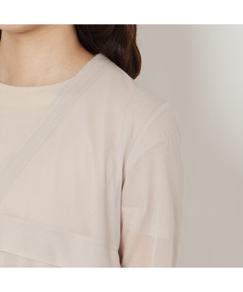 Rose Tiara / ローズティアラ カーディガン・ボレロ | 【セットアップ対応】シアーロングカーディガン | 詳細9