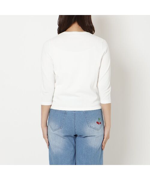 Rose Tiara / ローズティアラ ニット・セーター | レーストリミングニットカーディガン | 詳細11