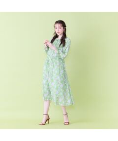 Rose Tiara / ローズティアラ ミニ丈・ひざ丈ワンピース | 【22fabric】ルームメイトPT/フリル襟ワンピース