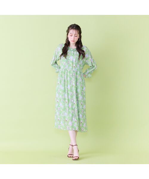 Rose Tiara / ローズティアラ ミニ丈・ひざ丈ワンピース | 【22fabric】ルームメイトPT/フリル襟ワンピース | 詳細5