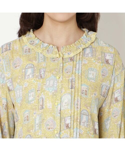 Rose Tiara / ローズティアラ ミニ丈・ひざ丈ワンピース | 【22fabric】ルームメイトPT/フリル襟ワンピース | 詳細15