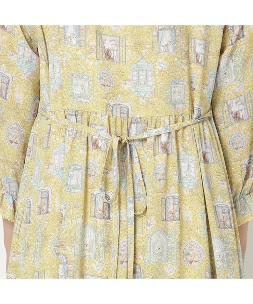 Rose Tiara / ローズティアラ ミニ丈・ひざ丈ワンピース | 【22fabric】ルームメイトPT/フリル襟ワンピース | 詳細17