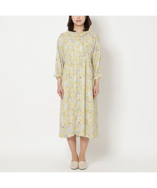 Rose Tiara / ローズティアラ ミニ丈・ひざ丈ワンピース | 【22fabric】ルームメイトPT/フリル襟ワンピース | 詳細12