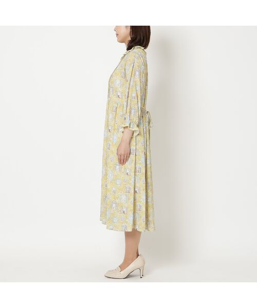 Rose Tiara / ローズティアラ ミニ丈・ひざ丈ワンピース | 【22fabric】ルームメイトPT/フリル襟ワンピース | 詳細13