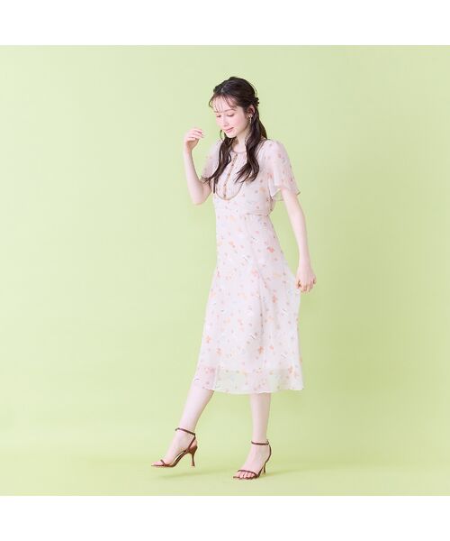 Rose Tiara / ローズティアラ ミニ丈・ひざ丈ワンピース | わんにゃんプリントワンピース | 詳細2