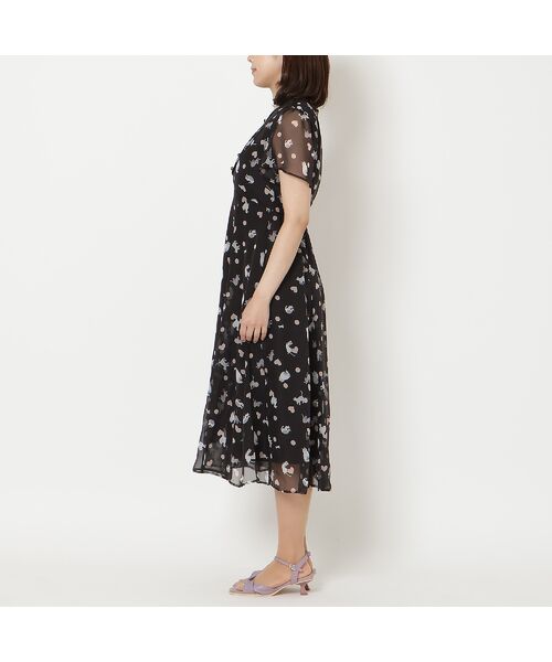 Rose Tiara / ローズティアラ ミニ丈・ひざ丈ワンピース | わんにゃんプリントワンピース | 詳細13