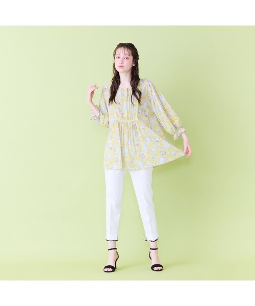 Rose Tiara / ローズティアラ シャツ・ブラウス | 【22fabric】ルームメイトPT/ヨーク切替チュニック | 詳細1