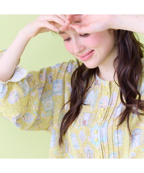 Rose Tiara / ローズティアラ シャツ・ブラウス | 【22fabric】ルームメイトPT/ヨーク切替チュニック | 詳細5