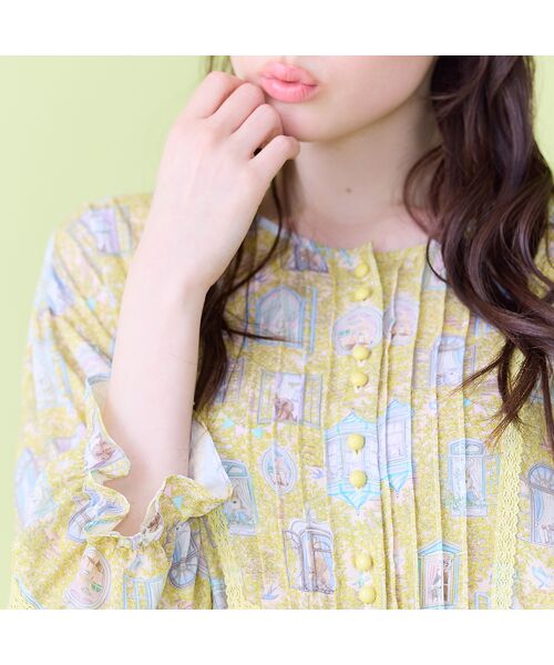 Rose Tiara / ローズティアラ シャツ・ブラウス | 【22fabric】ルームメイトPT/ヨーク切替チュニック | 詳細6