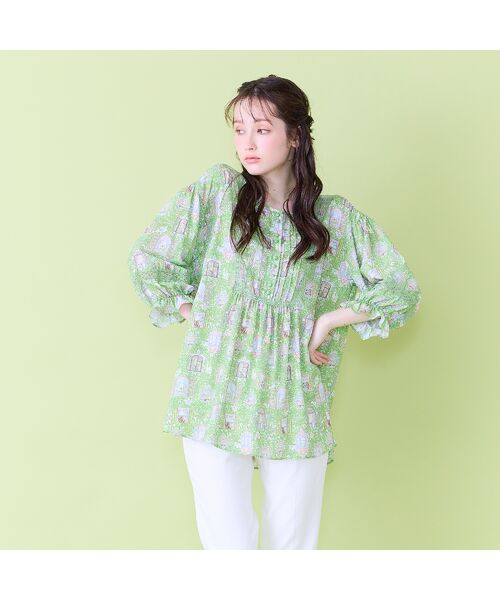 Rose Tiara / ローズティアラ シャツ・ブラウス | 【22fabric】ルームメイトPT/ヨーク切替チュニック | 詳細7