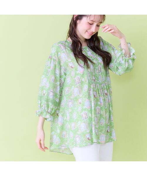 Rose Tiara / ローズティアラ シャツ・ブラウス | 【22fabric】ルームメイトPT/ヨーク切替チュニック | 詳細8