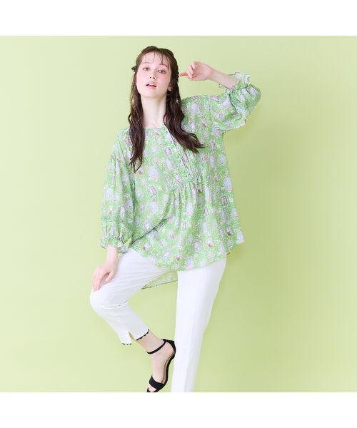 Rose Tiara / ローズティアラ シャツ・ブラウス | 【22fabric】ルームメイトPT/ヨーク切替チュニック | 詳細10