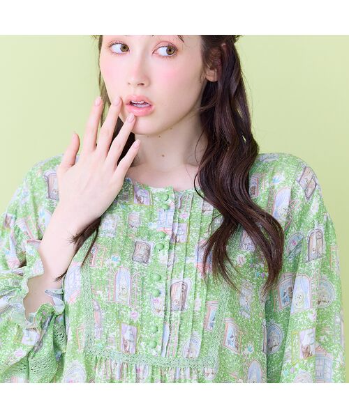 Rose Tiara / ローズティアラ シャツ・ブラウス | 【22fabric】ルームメイトPT/ヨーク切替チュニック | 詳細11