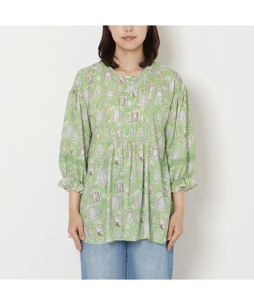 Rose Tiara / ローズティアラ シャツ・ブラウス | 【22fabric】ルームメイトPT/ヨーク切替チュニック | 詳細13