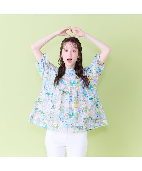 Rose Tiara / ローズティアラ シャツ・ブラウス | 【22fabric】アニバーサリーパッチワーク/ブラウス | 詳細3