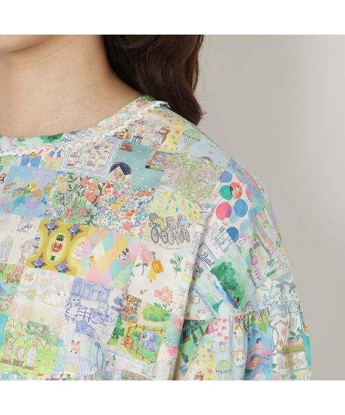 Rose Tiara / ローズティアラ シャツ・ブラウス | 【22fabric】アニバーサリーパッチワーク/ブラウス | 詳細15