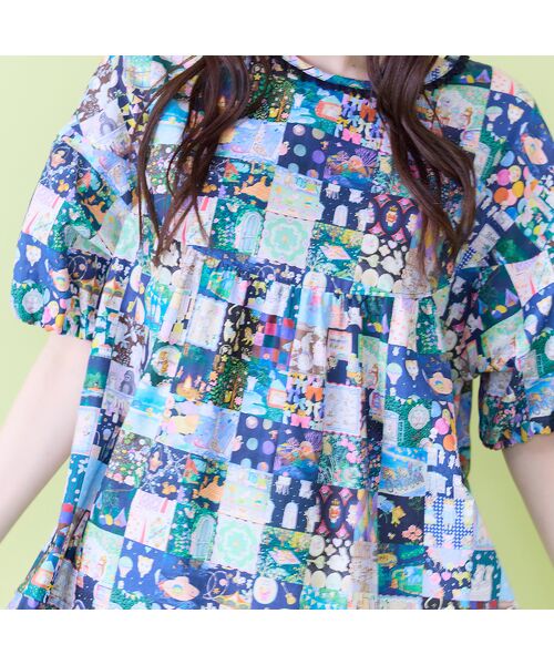 Rose Tiara / ローズティアラ シャツ・ブラウス | 【22fabric】アニバーサリーパッチワーク/ブラウス | 詳細7