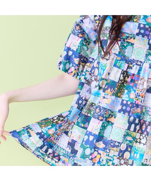 Rose Tiara / ローズティアラ シャツ・ブラウス | 【22fabric】アニバーサリーパッチワーク/ブラウス | 詳細8