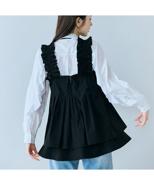 Rose Tiara / ローズティアラ シャツ・ブラウス | タックデザインビスチェ | 詳細3