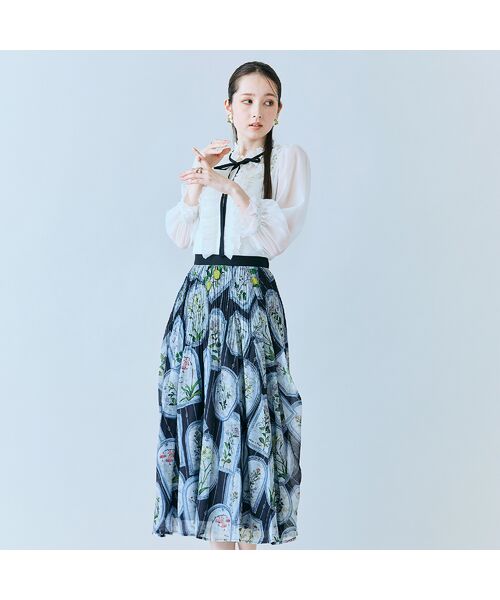 Rose Tiara / ローズティアラ シャツ・ブラウス | シアープリーツフリルブラウス | 詳細1