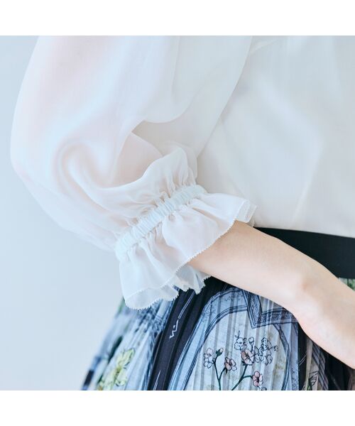 Rose Tiara / ローズティアラ シャツ・ブラウス | シアープリーツフリルブラウス | 詳細5