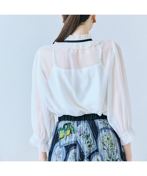 Rose Tiara / ローズティアラ シャツ・ブラウス | シアープリーツフリルブラウス | 詳細7