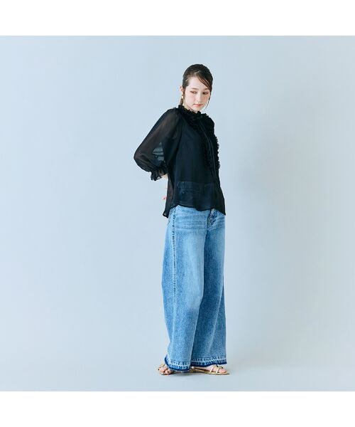 Rose Tiara / ローズティアラ シャツ・ブラウス | シアープリーツフリルブラウス | 詳細9