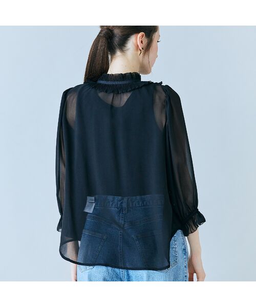 Rose Tiara / ローズティアラ シャツ・ブラウス | シアープリーツフリルブラウス | 詳細13