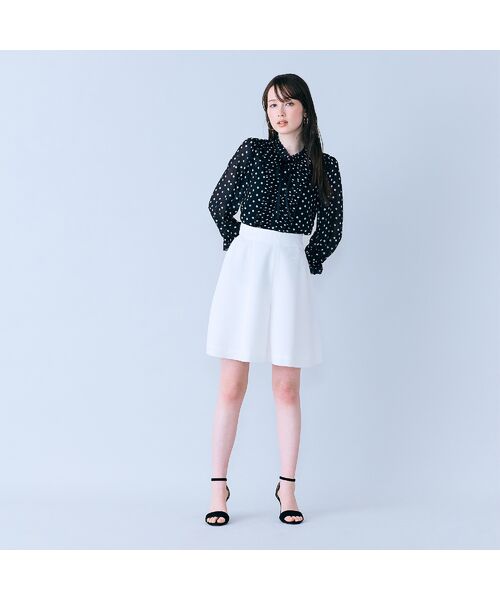 Rose Tiara / ローズティアラ シャツ・ブラウス | シアープリーツフリルブラウス/ ドット | 詳細9