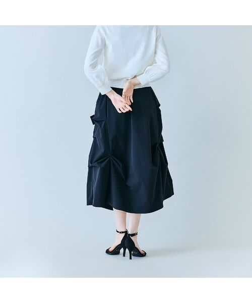 Rose Tiara / ローズティアラ ミニ・ひざ丈スカート | 立体リボンモチーフロングスカート | 詳細6