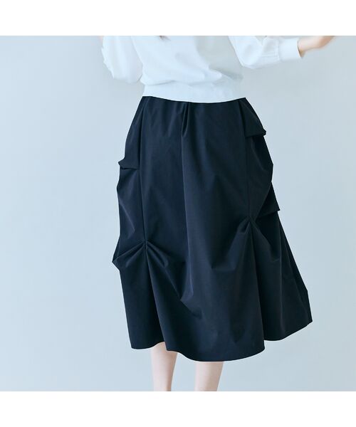 Rose Tiara / ローズティアラ ミニ・ひざ丈スカート | 立体リボンモチーフロングスカート | 詳細9