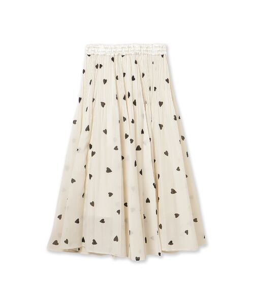 Rose Tiara / ローズティアラ ミニ・ひざ丈スカート | ハートプリントプリーツスカート | 詳細17