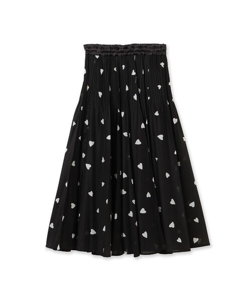 Rose Tiara / ローズティアラ ミニ・ひざ丈スカート | ハートプリントプリーツスカート | 詳細16