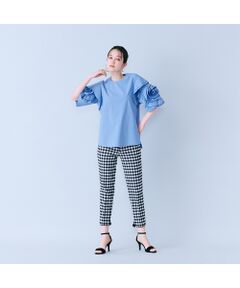 Rose Tiara / ローズティアラ ショート・ハーフ・半端丈パンツ | サブリナパンツ/ チェック