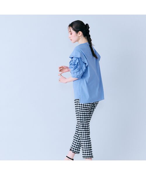 Rose Tiara / ローズティアラ ショート・ハーフ・半端丈パンツ | サブリナパンツ/ チェック | 詳細1