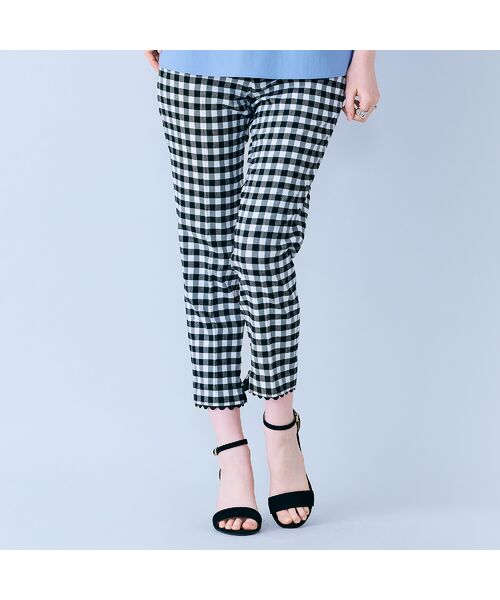 Rose Tiara / ローズティアラ ショート・ハーフ・半端丈パンツ | サブリナパンツ/ チェック | 詳細3
