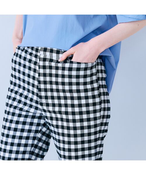 Rose Tiara / ローズティアラ ショート・ハーフ・半端丈パンツ | サブリナパンツ/ チェック | 詳細5