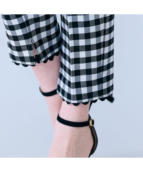 Rose Tiara / ローズティアラ ショート・ハーフ・半端丈パンツ | サブリナパンツ/ チェック | 詳細6