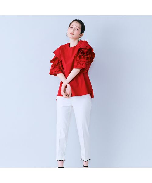 Rose Tiara / ローズティアラ ショート・ハーフ・半端丈パンツ | サブリナパンツ | 詳細1