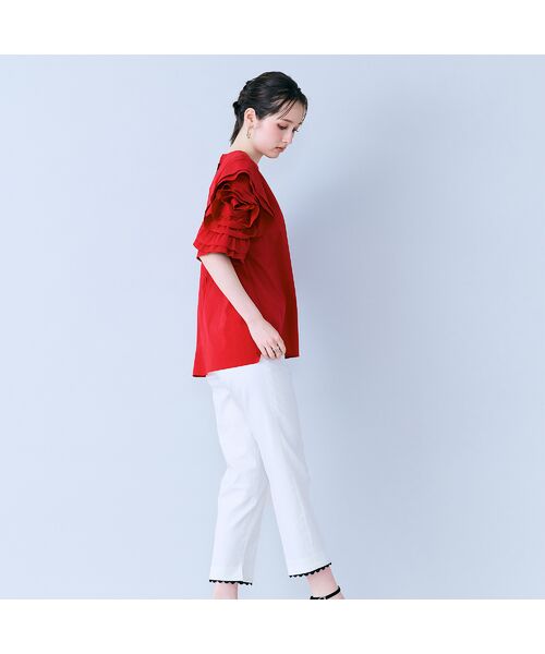 Rose Tiara / ローズティアラ ショート・ハーフ・半端丈パンツ | サブリナパンツ | 詳細3