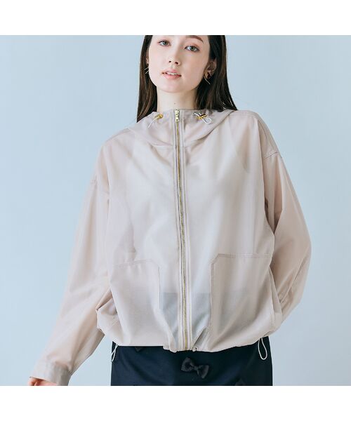 Rose Tiara / ローズティアラ ブルゾン | シアーメッシュジップアップブルゾン | 詳細1