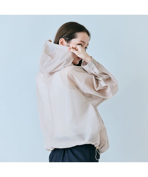 Rose Tiara / ローズティアラ ブルゾン | シアーメッシュジップアップブルゾン | 詳細2