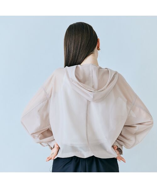 Rose Tiara / ローズティアラ ブルゾン | シアーメッシュジップアップブルゾン | 詳細3