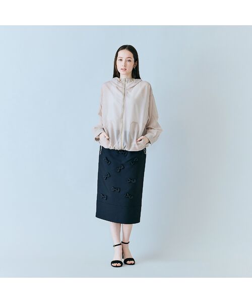 Rose Tiara / ローズティアラ ブルゾン | シアーメッシュジップアップブルゾン | 詳細7